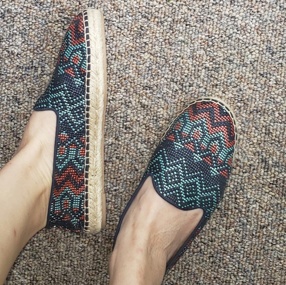 NWOT Dolce Vita Espadrille Woven Flats